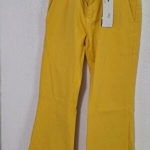 Piombo Yellow Women's Boot Cut Jeans